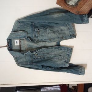 Women's cropped Jean Jacket